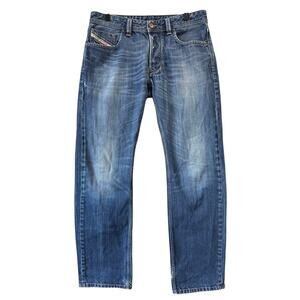 Diesel Men’s Larkee Regular Straight Leg Jeans Wash 0801Z Size W31 L32 Streetwea
